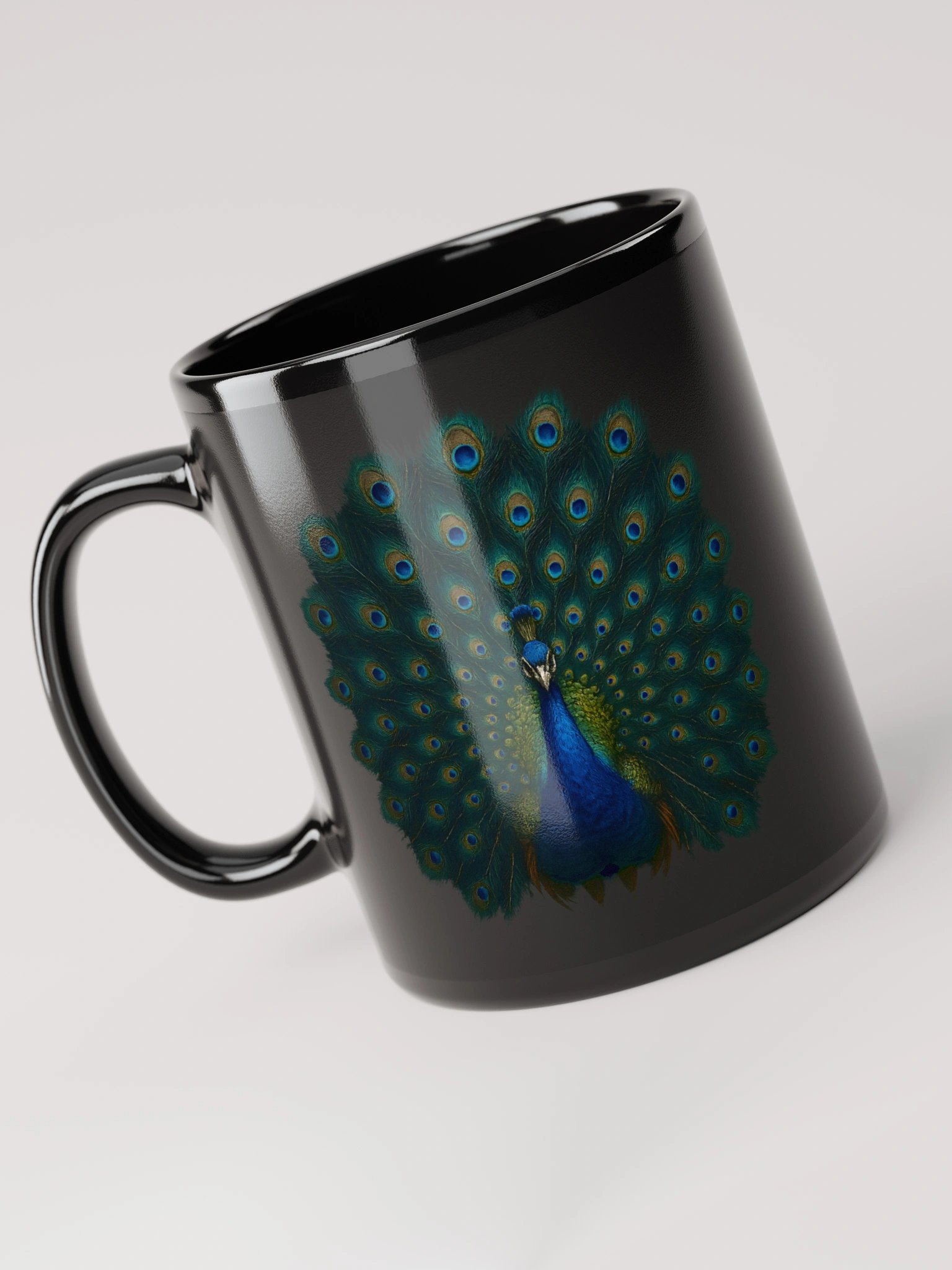 Peacock Feathers Elegance Mug product image (5)