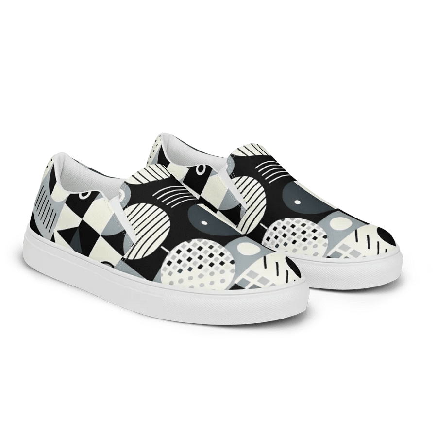 Abstract Geometric Women's Slip-On Shoes product image (2)