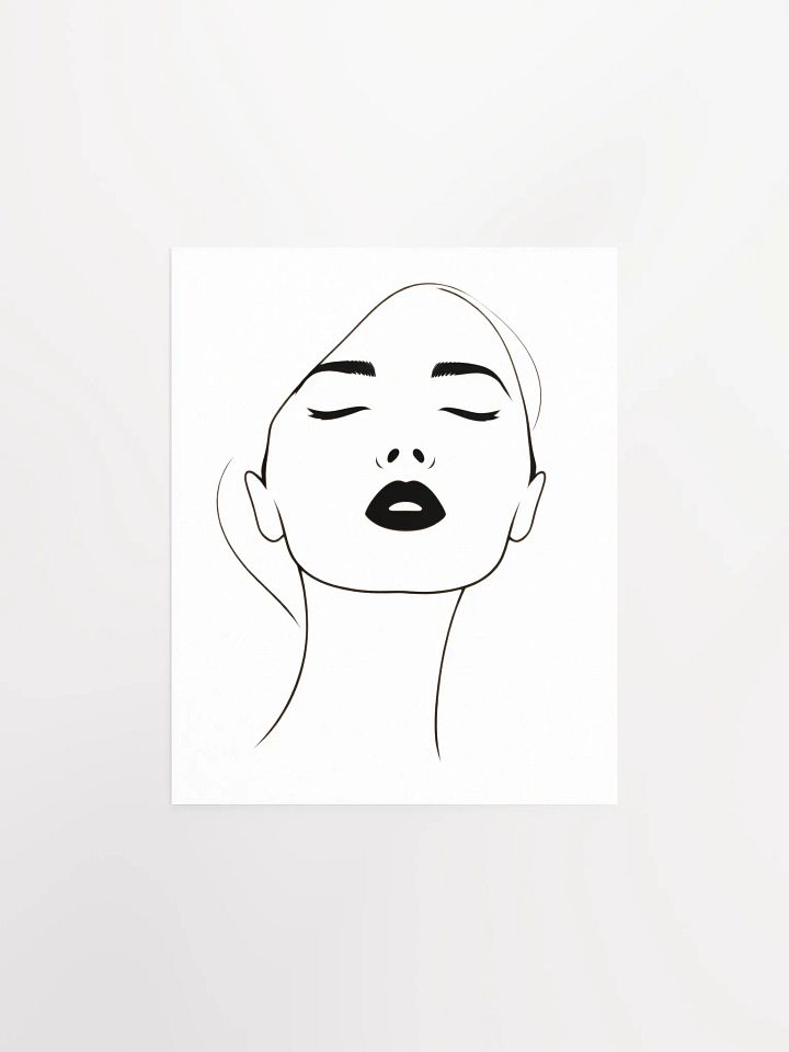 Woman Face Line Art product image (3)