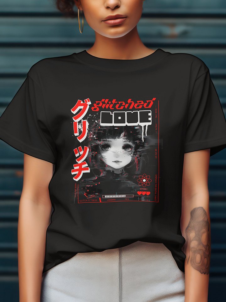 Women's Glitched Love T-Shirt product image (1)