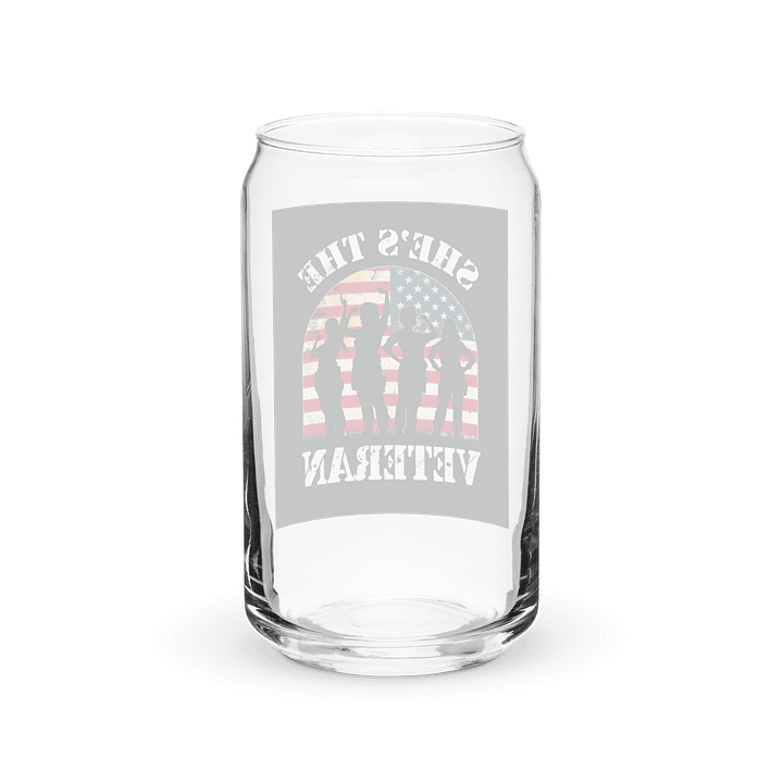 She’s The Veteran Can-Shaped Glass product image (6)