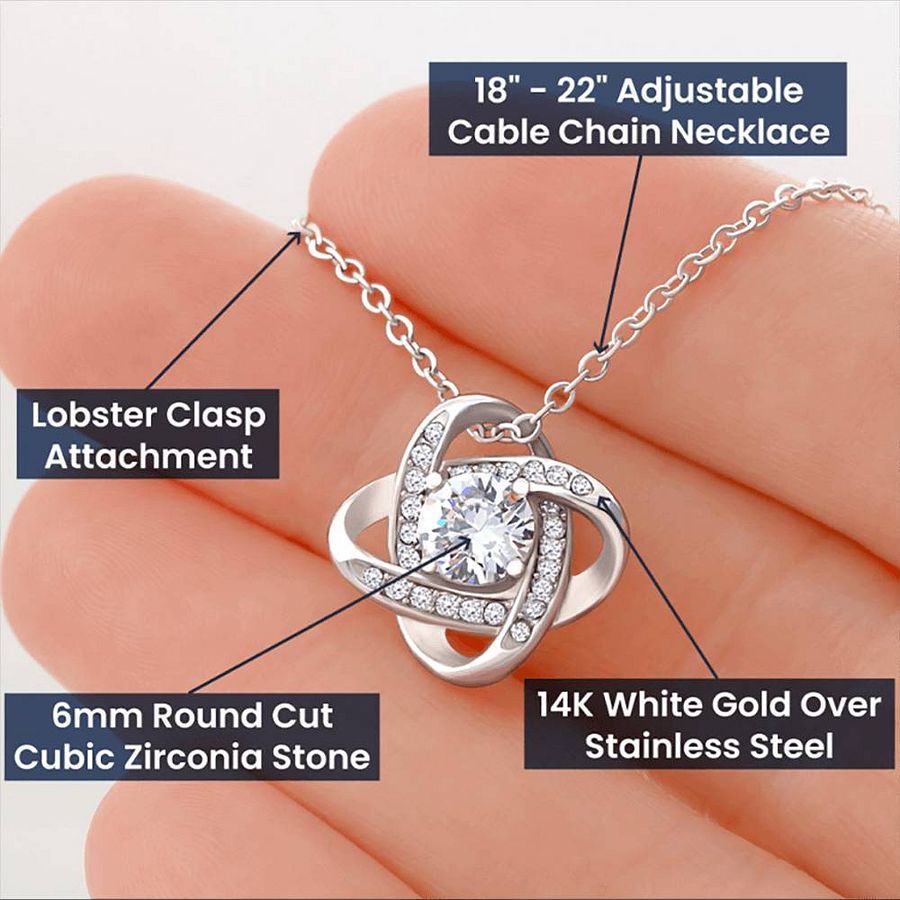 Wife Love Knot Necklace - My Closest Confidant product image (4)
