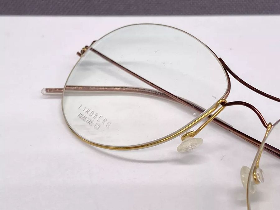 Lindberg Eyeglasses Frames woman Round Oval Grey Titanium Air Rim Marlene 53 Big product image (6)