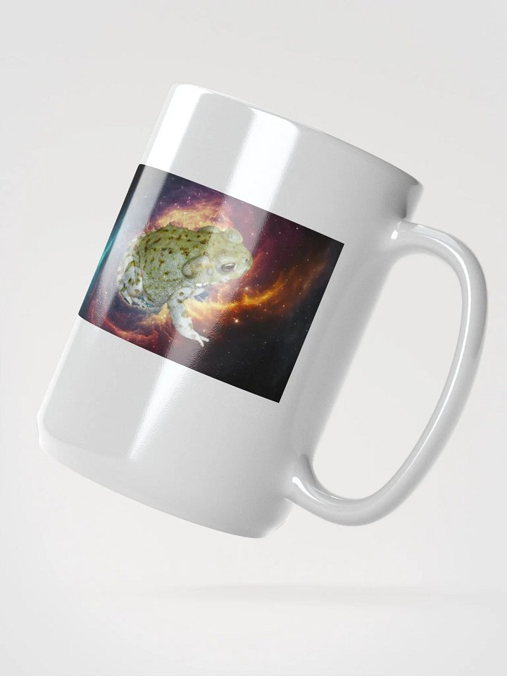 Nebula Bufo Alvarius Magic Toad White Glossy Mug product image (2)