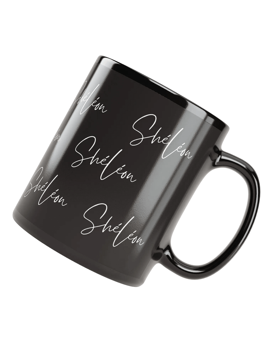 ShéLéon Signature Black Coffee Mug product image (4)