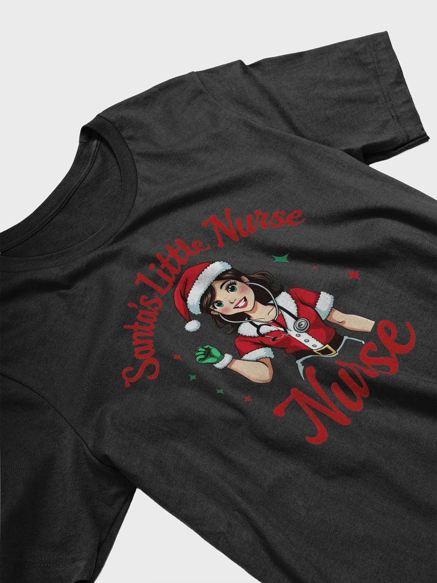 Santa's Stethoscope Nurse Festive T-Shirt product image (30)