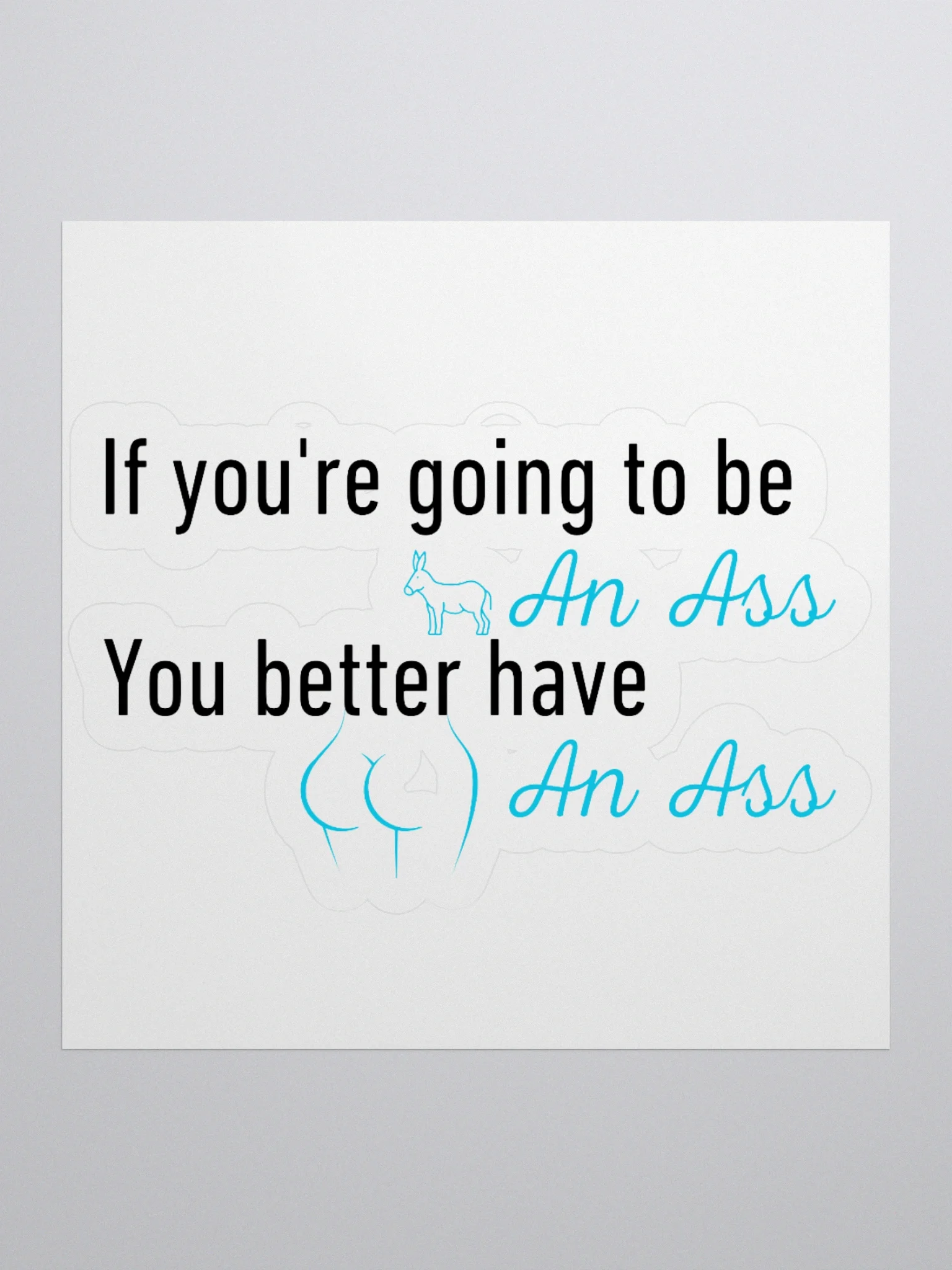 Don't be a Bum Sticker product image (2)