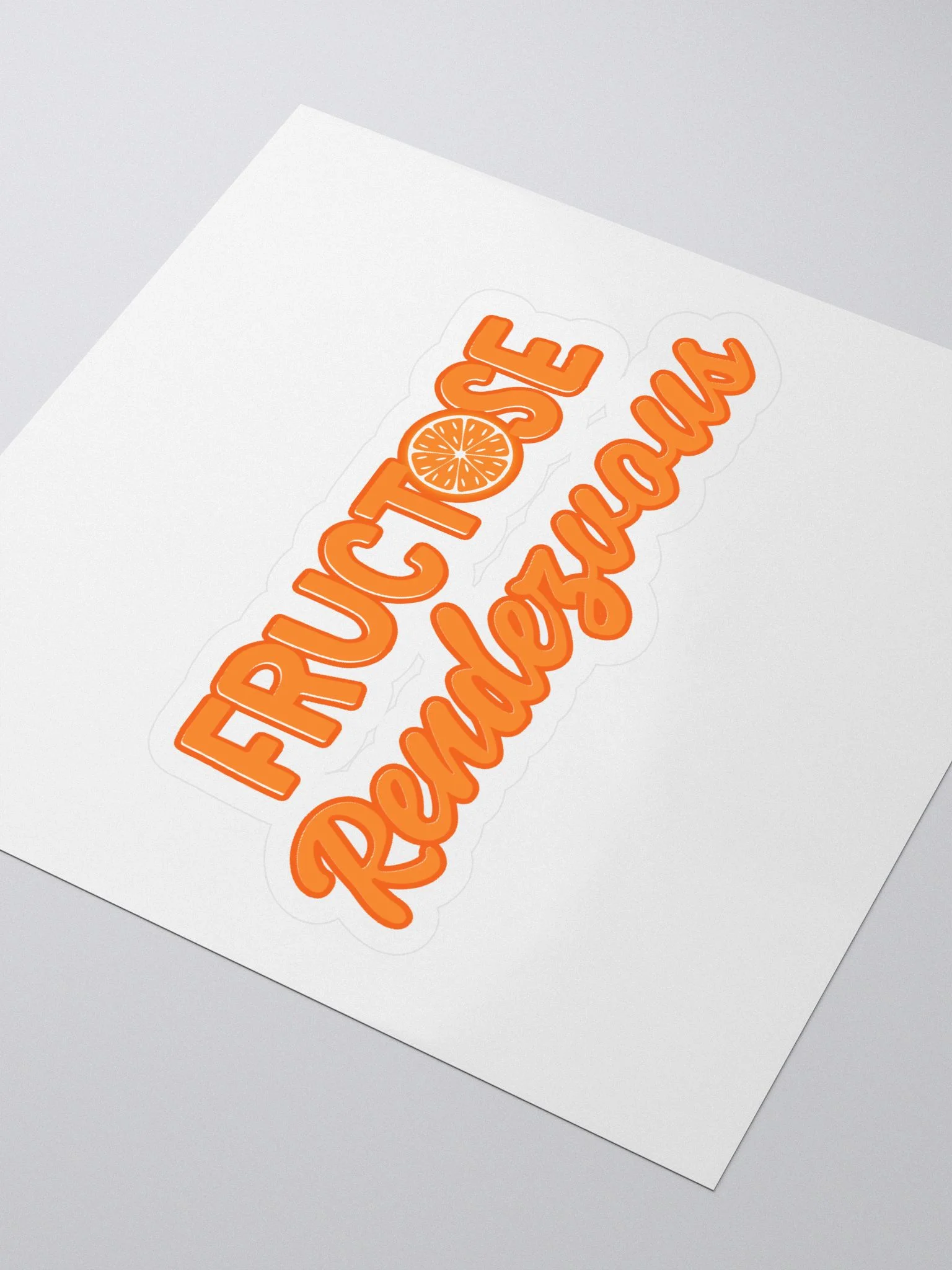 Fructose Rendezvous - Orange Sticker product image (3)