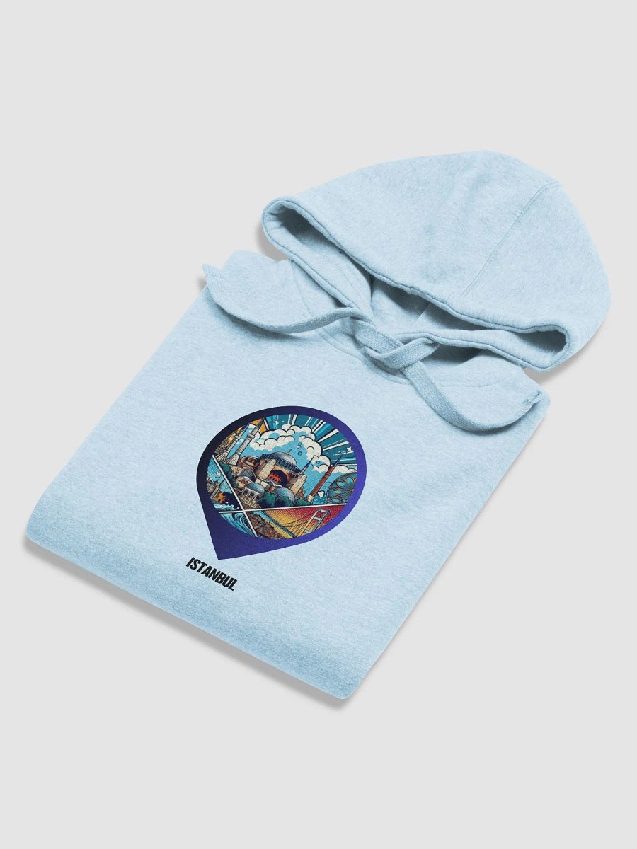 Cityscape Pin Premium Hoodie | Ai design Istanbul city product image (6)