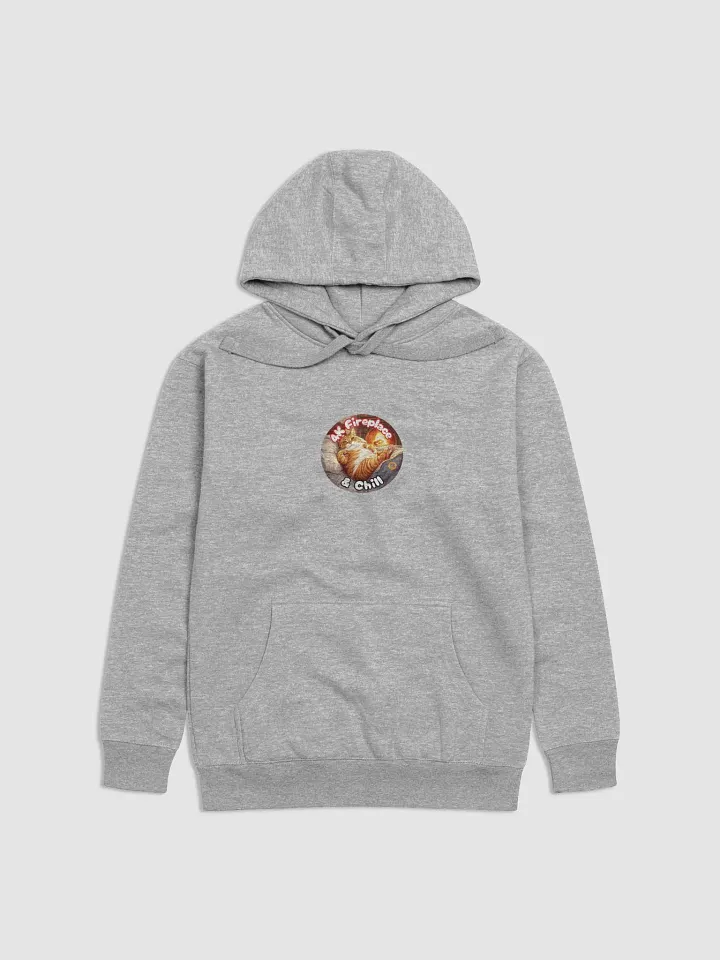 Cozy Cat - 4K Fireplace & Chill | Hoodie product image (1)