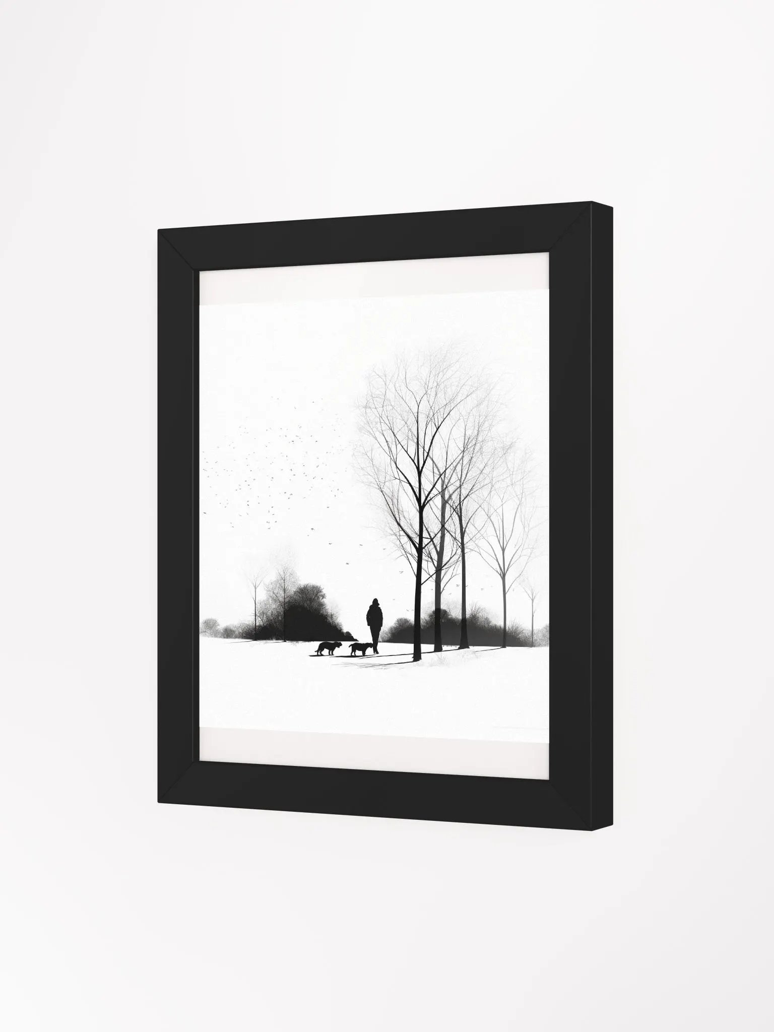 Minimalist Monochrome Wall Art - Walk in the Park 3 product image (19)