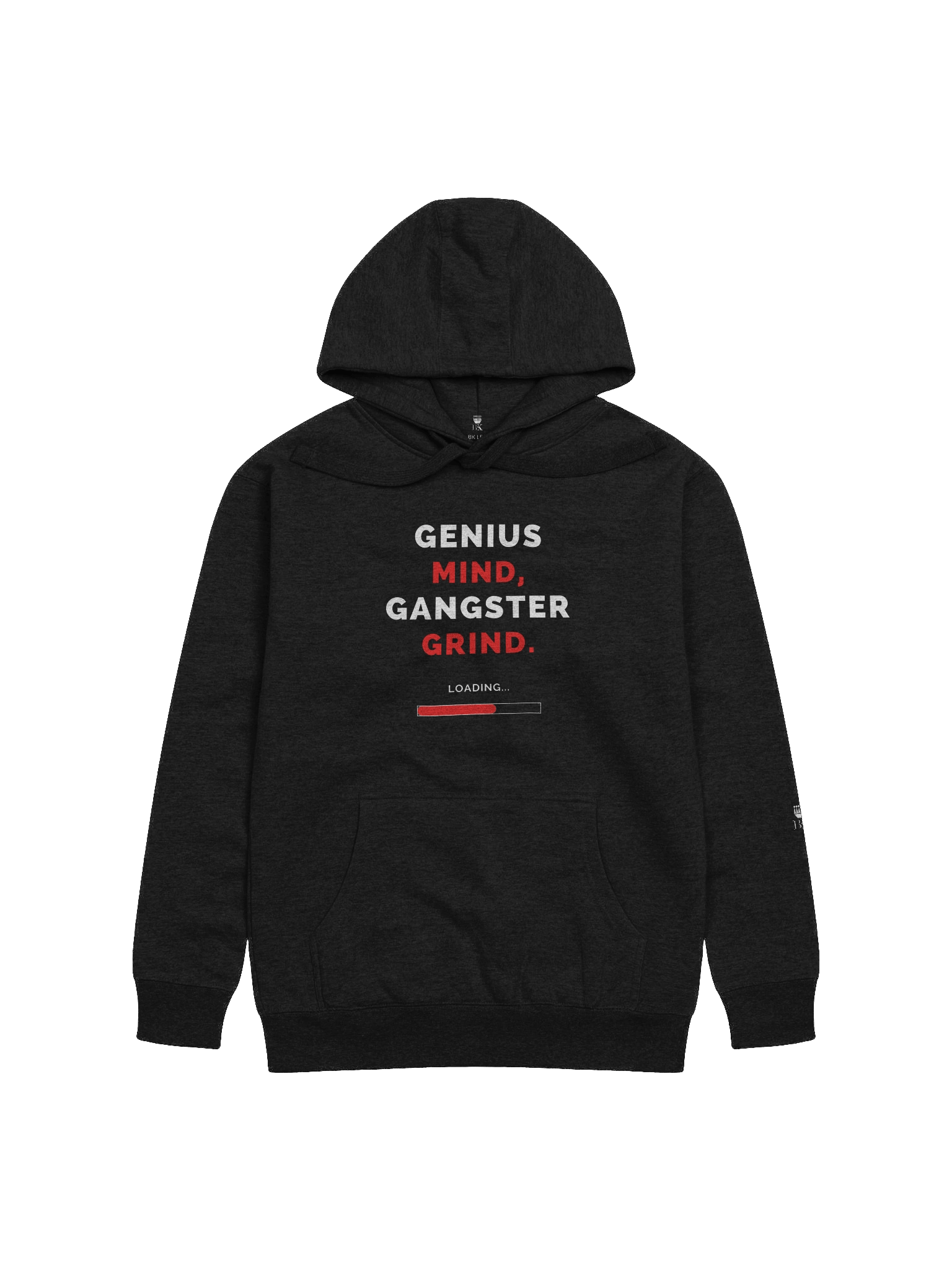 Genius Mind, Gangster Grind. Regular Fit Hoodie product image (1)