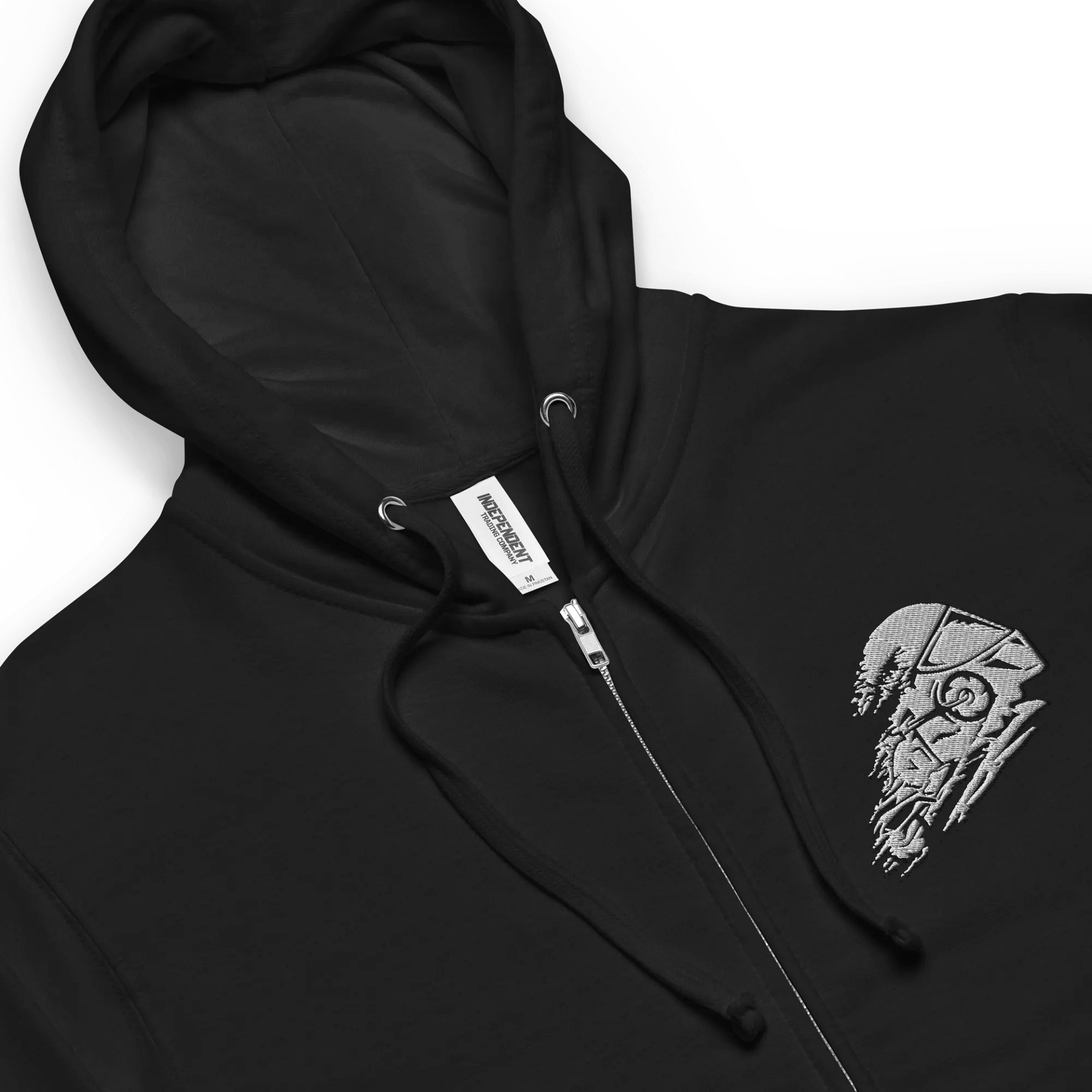 Independent Trading Co. Zip Up Biker Hoodie product image (5)