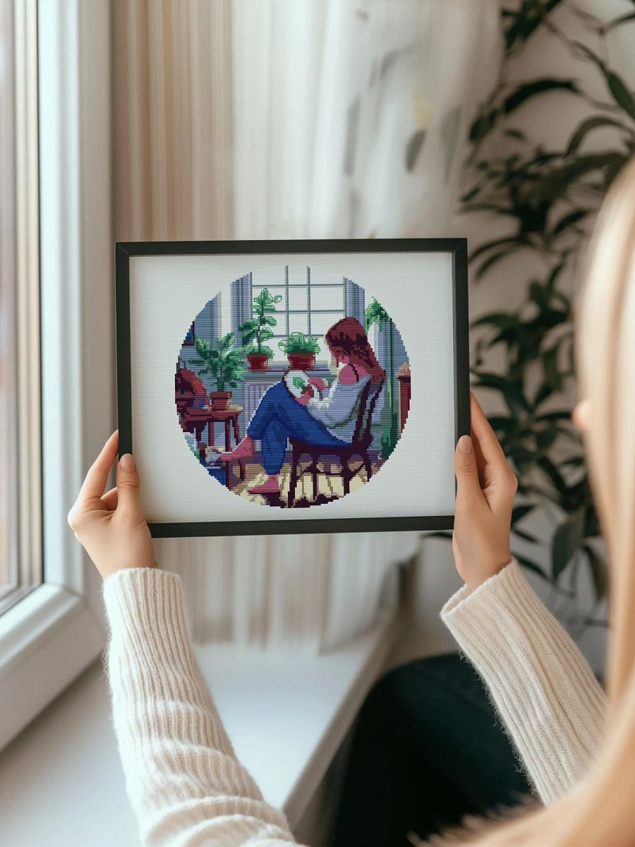 Cosy Girl Cross Stitching product image (4)