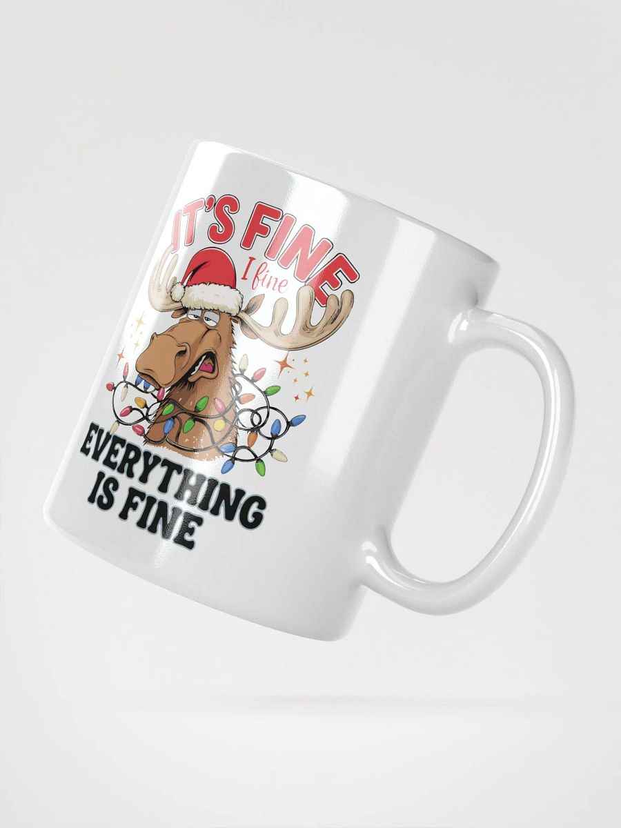 Festive Moose 'It's Fine' Mug product image (6)