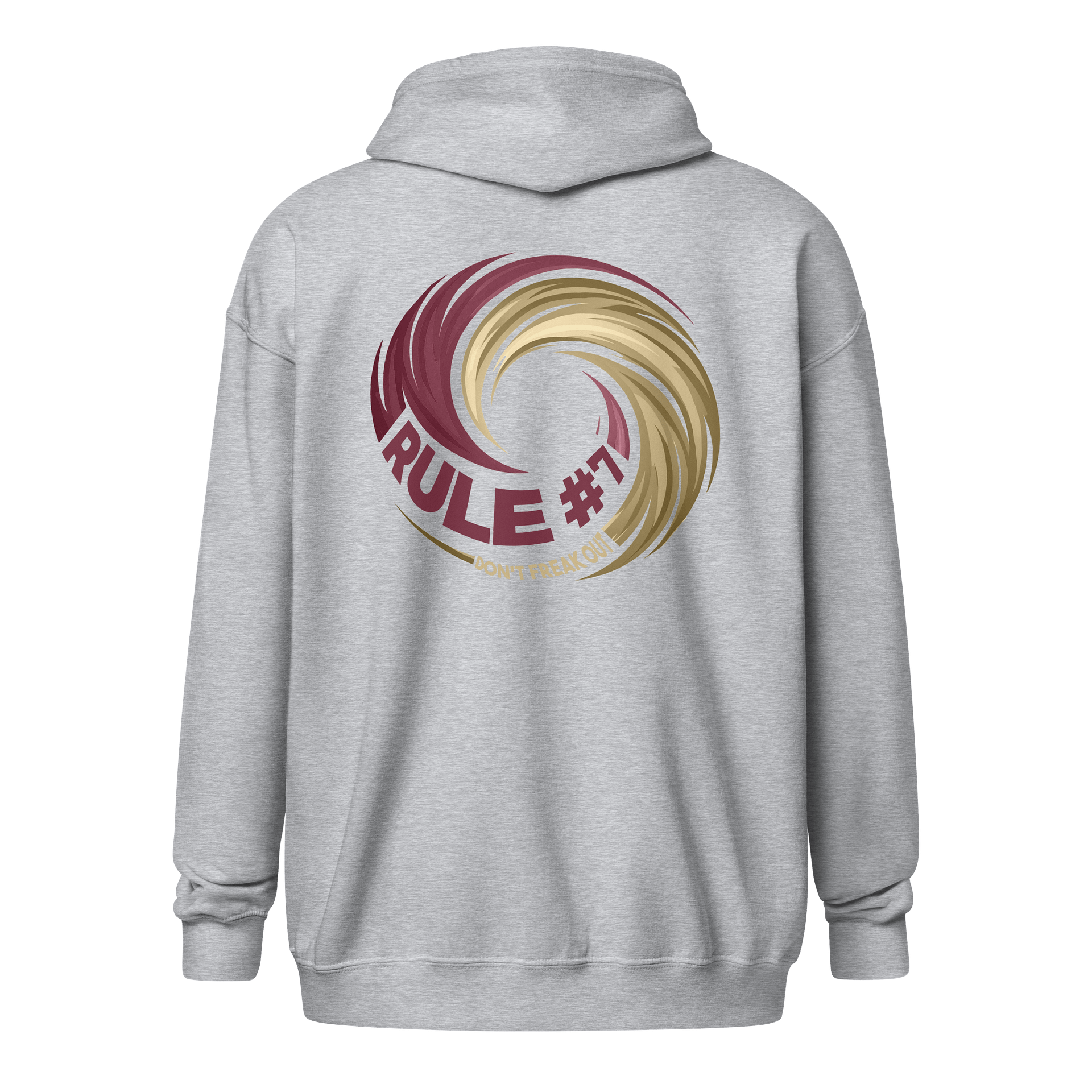Rule #7 Zip Hoodie Garnet and Gold product image (22)