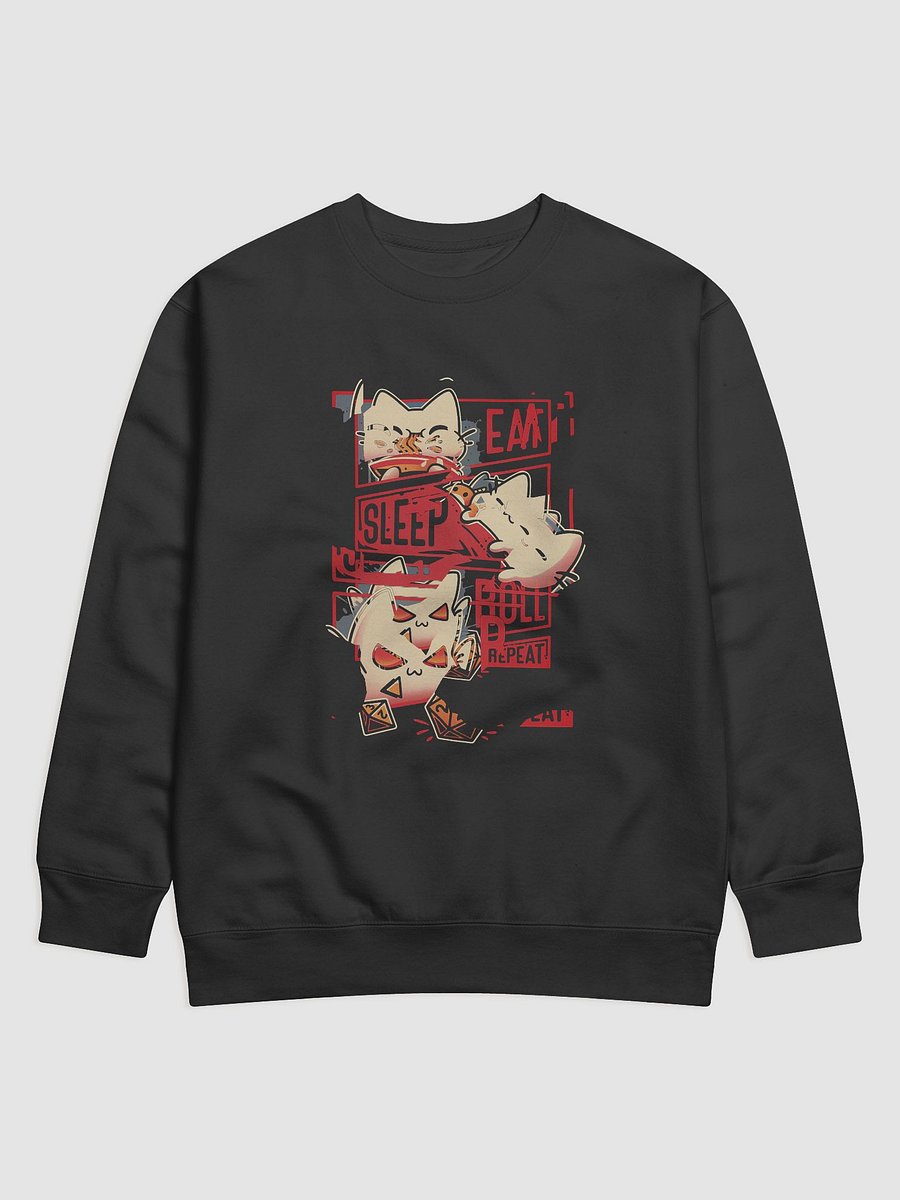 EAT SLEEP ROLL REPEAT Sweatshirt product image (1)
