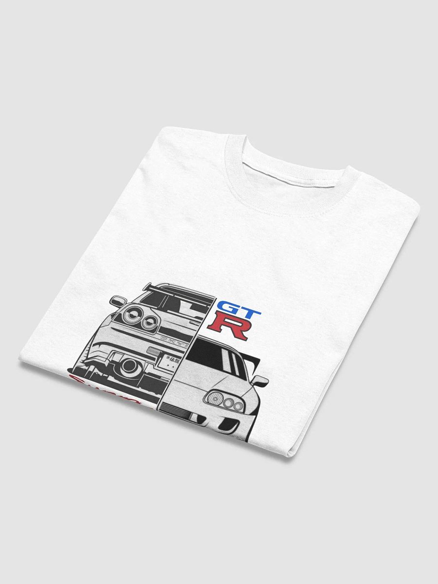 GTR R34 and Toyota Supra T-shirt product image (63)