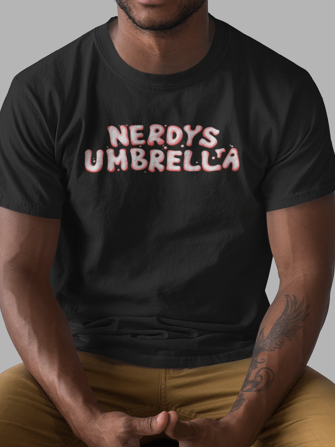 Cloudy Red Nerdy Tee product image (1)