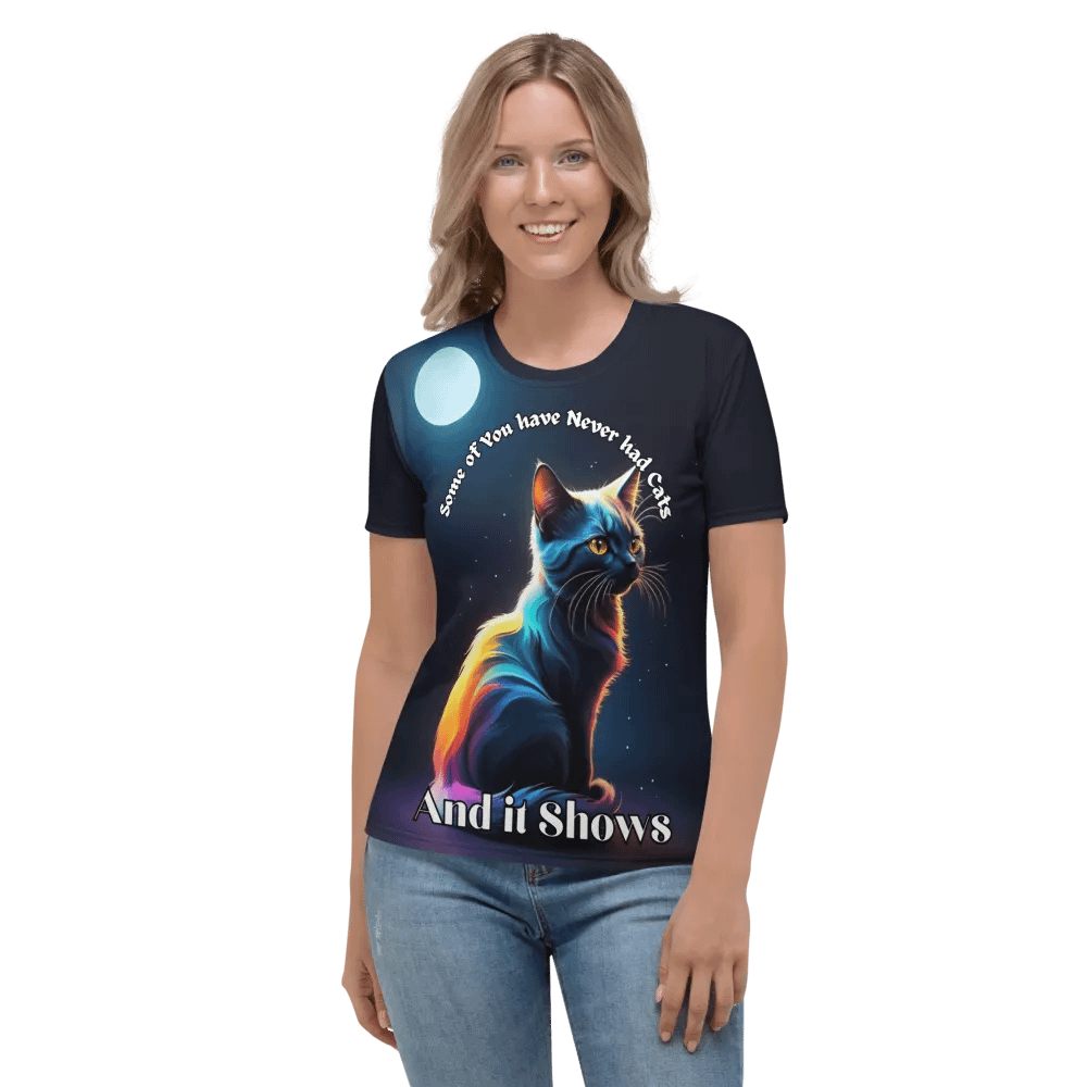 Cat All Over Print T-shirt product image (2)