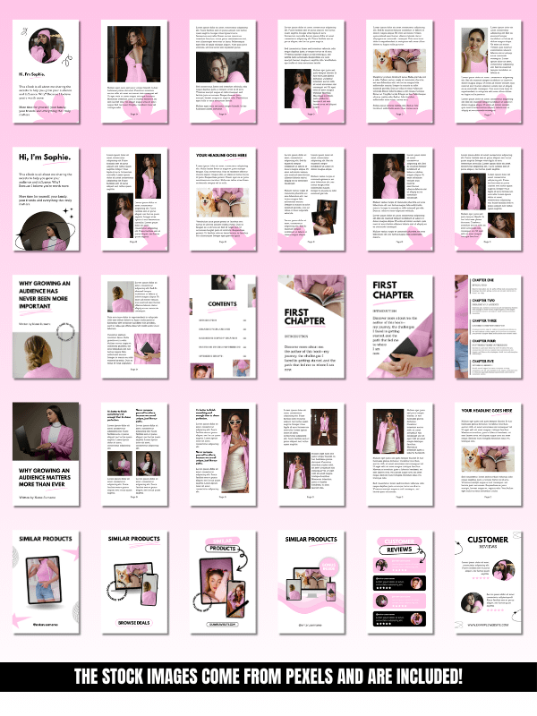 MRR/PLR Feminine eBook Templates product image (7)