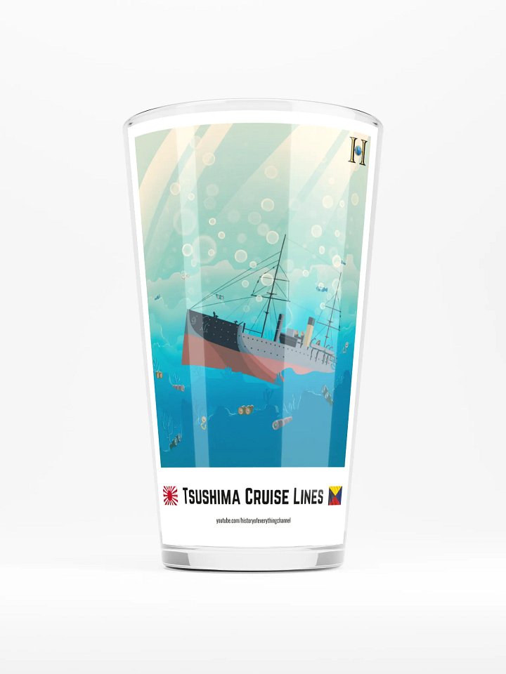Tsushima Cruise Lines Pint Glass product image (2)
