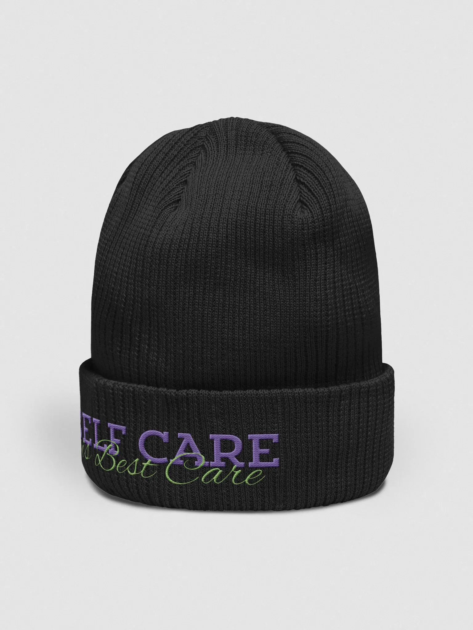 Self Care Ribbed Beenie product image (4)