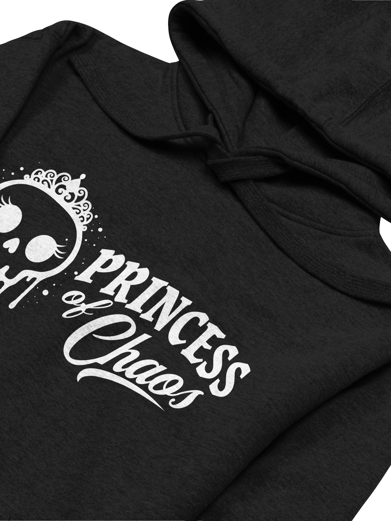 Princess of Chaos Skull Hoodie - White product image (3)