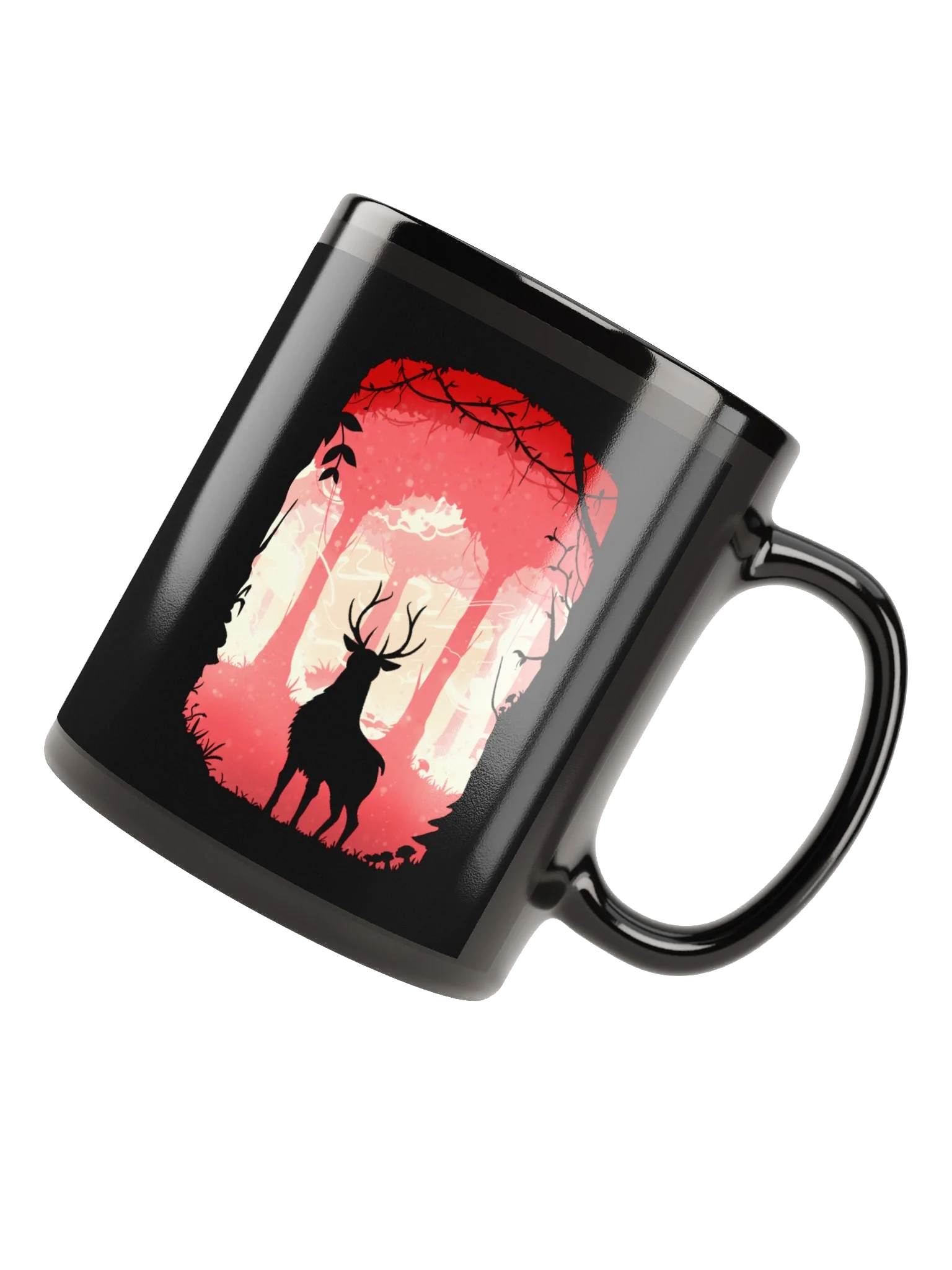 Black and Red Deer Mug product image (8)