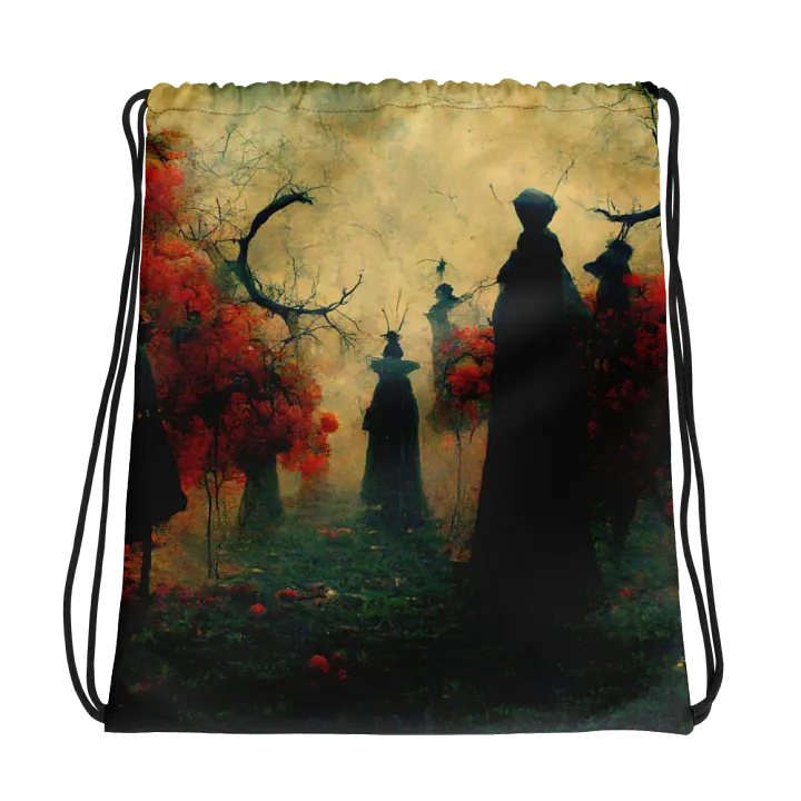 Mystic Forest All-Over Drawstring Bag product image (1)
