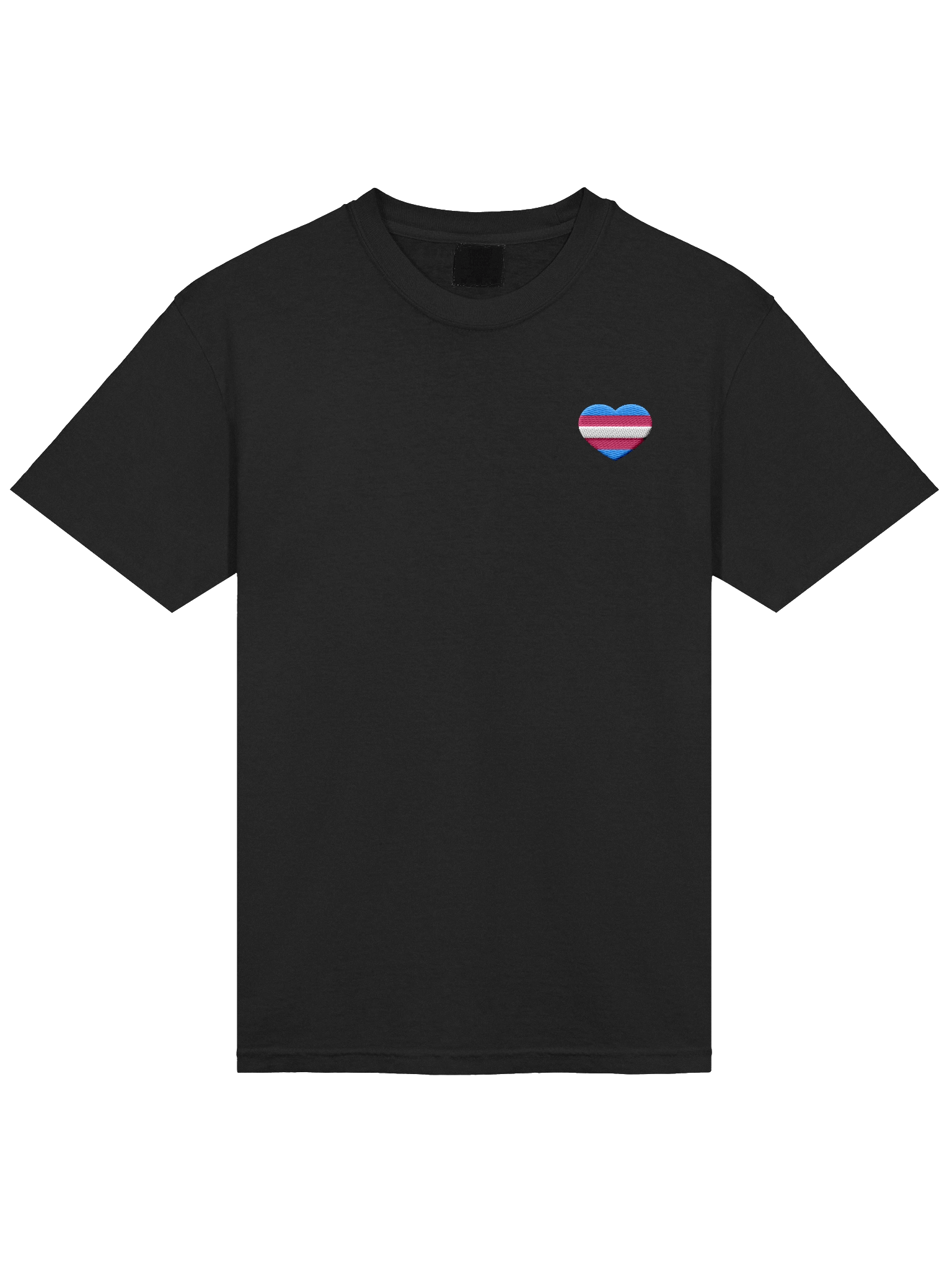Trans Pride Embroidered T-Shirt product image (1)