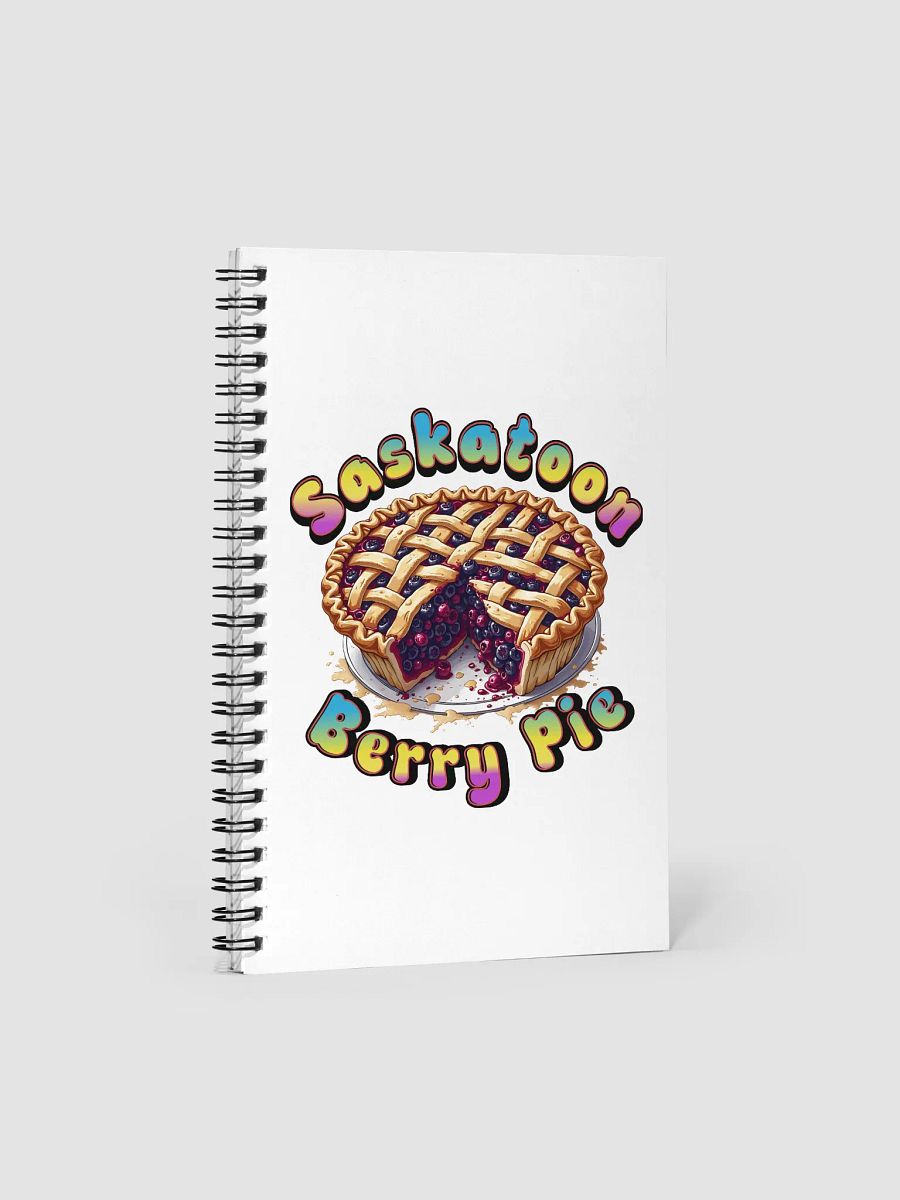 Saskatoon Berry Pie Spiral Notebook product image (2)