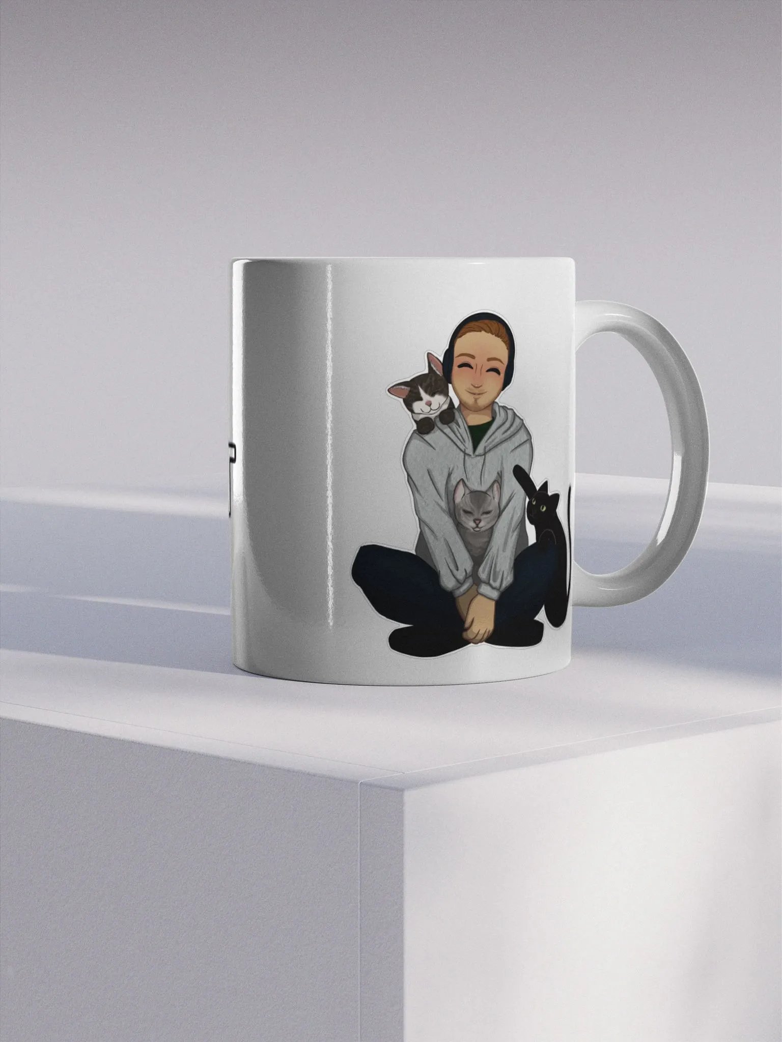 Cool Cat Mug (Right Handed) product image (4)