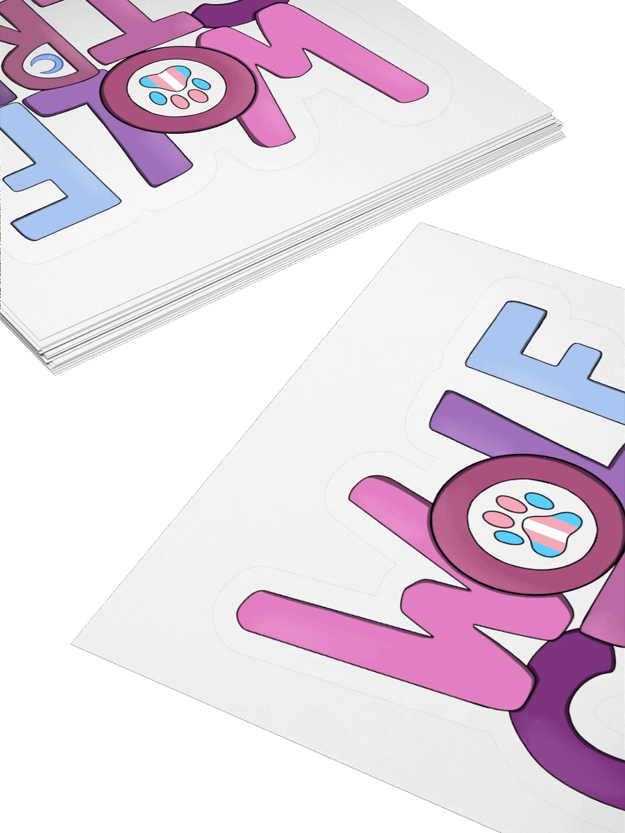 Wolf Girl Sticker product image (4)