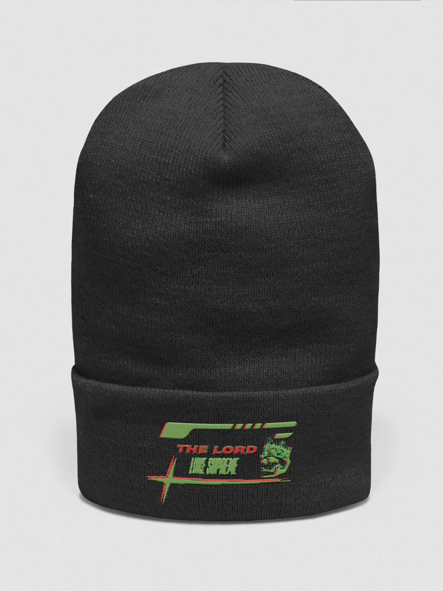 The Lord Luke Supreme red and green Logo Cuff Beanie product image (1)