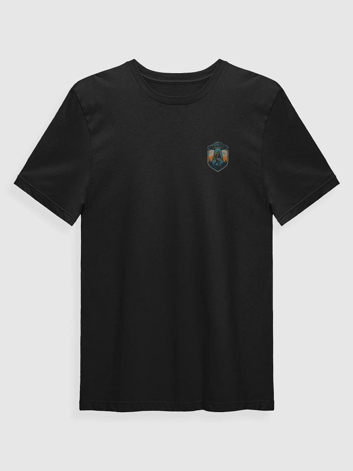 Bigfoot UFO Chest Logo T-Shirt – Minimalist Cryptid Style product image (1)