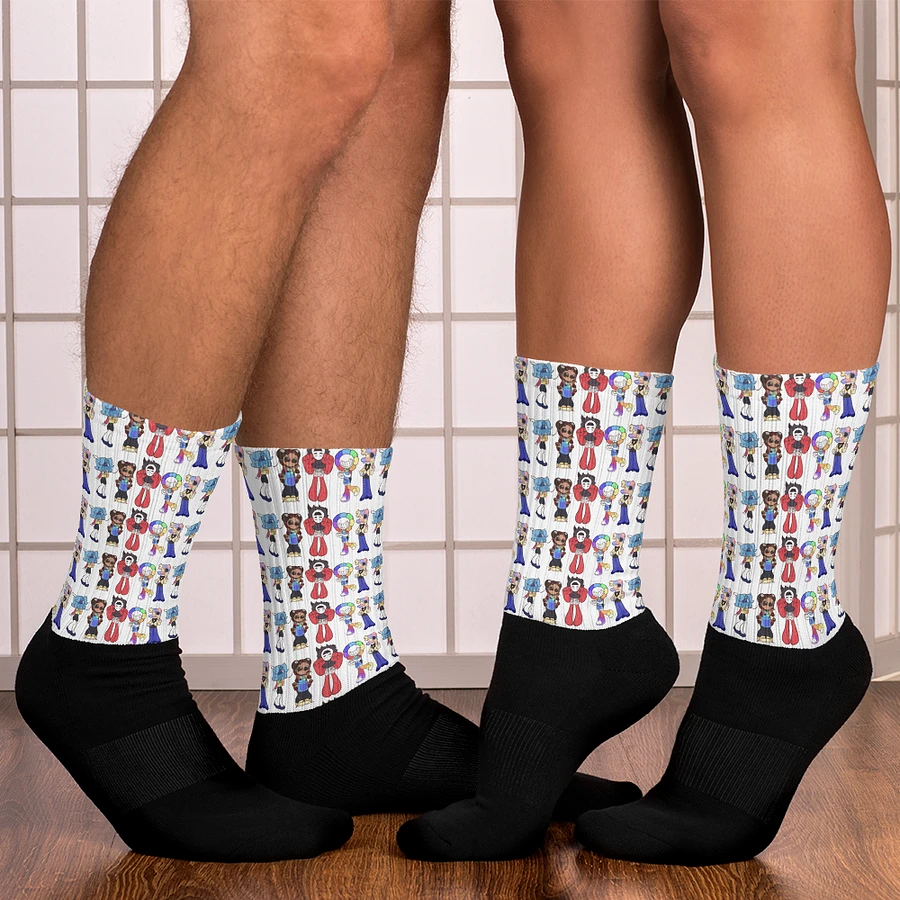 White Group Chibi Socks product image (7)