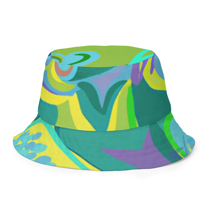 Swirls of Serenity Reversible Bucket Hat product image (2)
