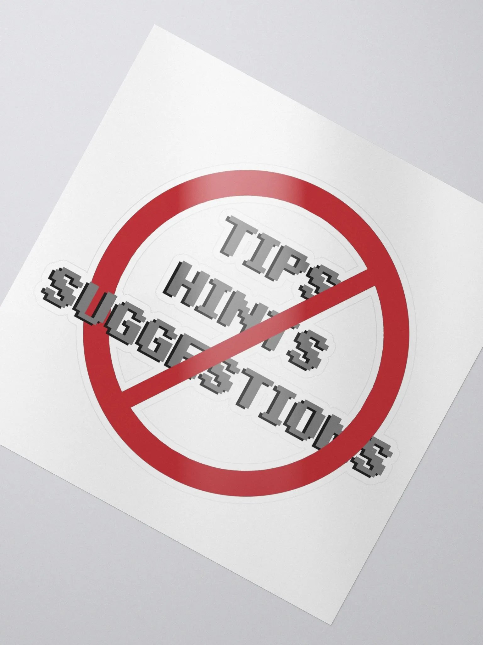No Help Needed Sticker! product image (2)