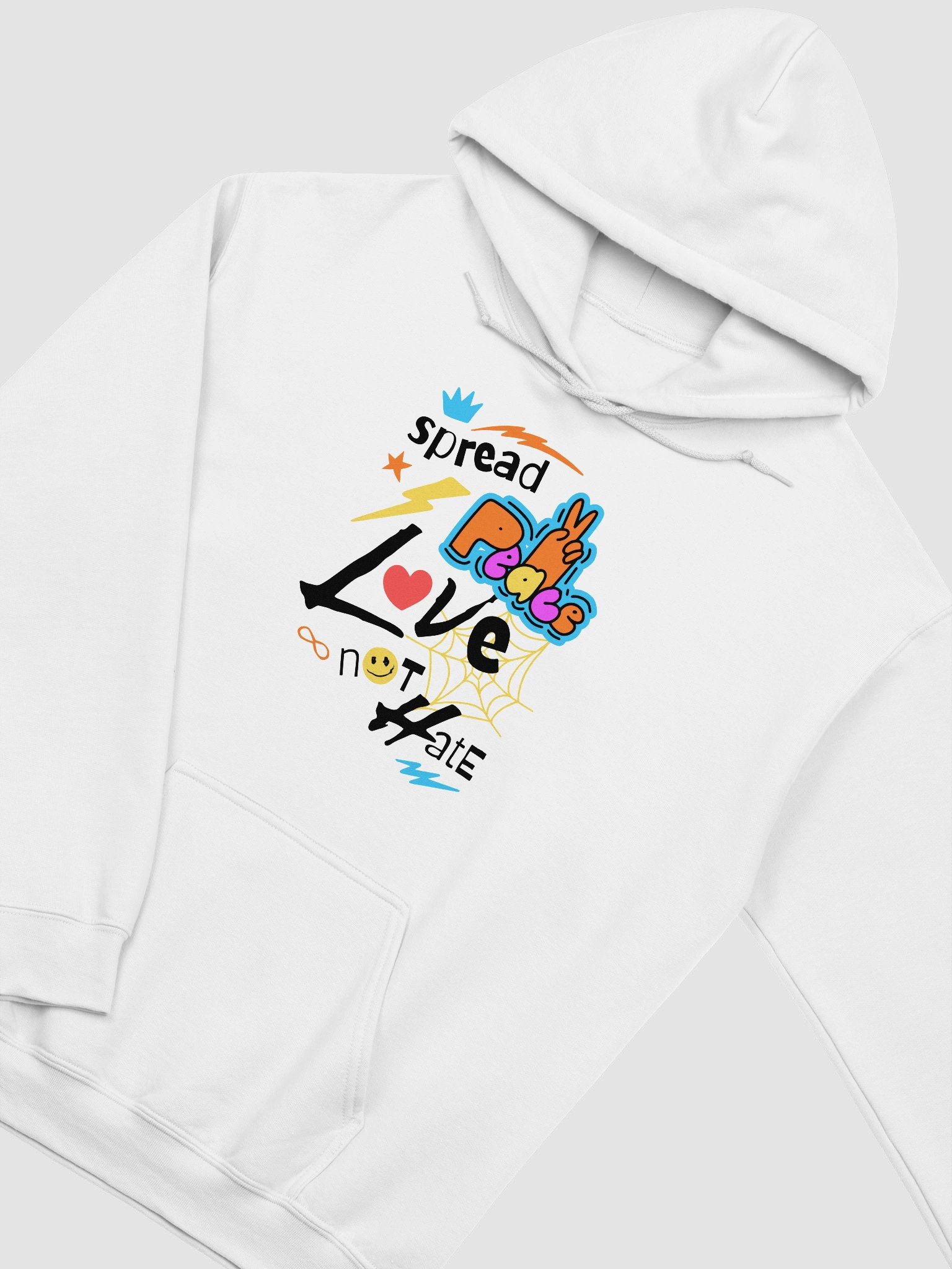 Spread Love, Not Hate | Gildan Classic Unisex Hoodie product image (4)