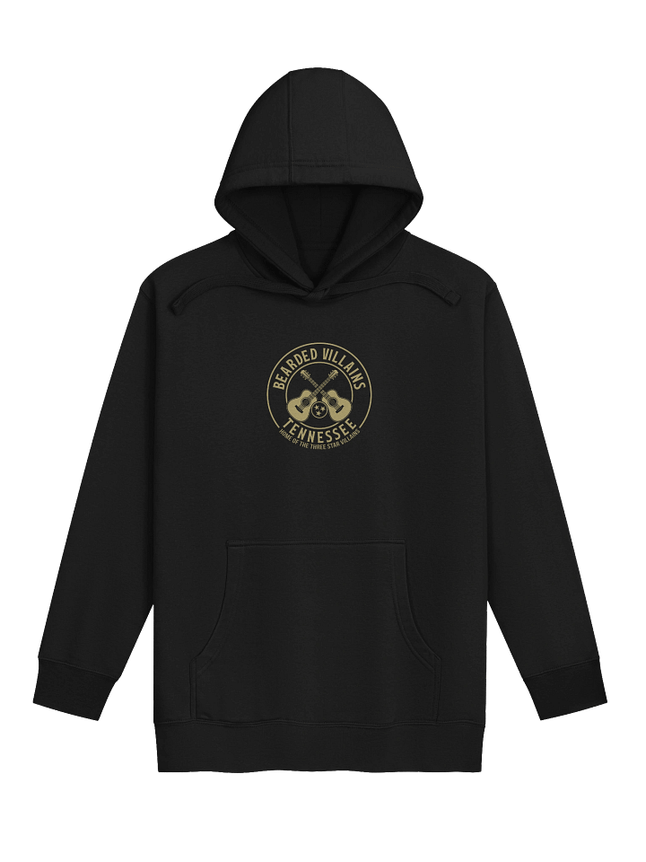 TSV “Commodore Shadowline” Premium Hoodie | Black + Vintage Gold | Front/Back Print product image (1)