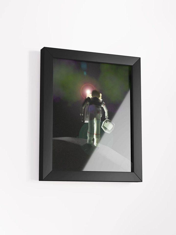 cosmic explorer framed poster product image (2)