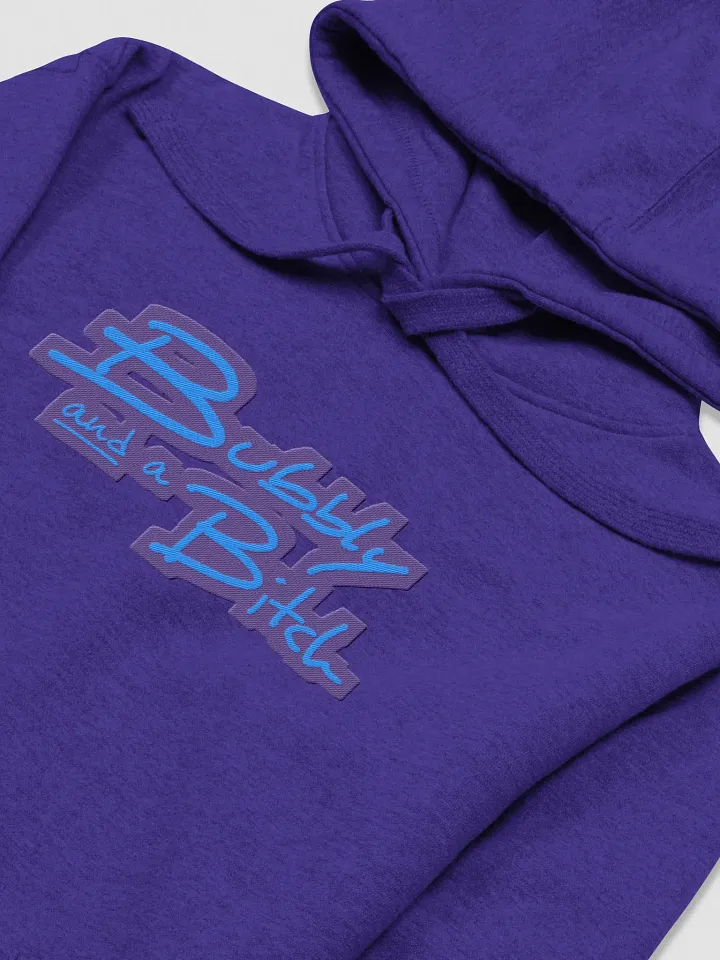 Bubbly and a B*tch (violet design) embroidered heavyweight hoodie product image (33)