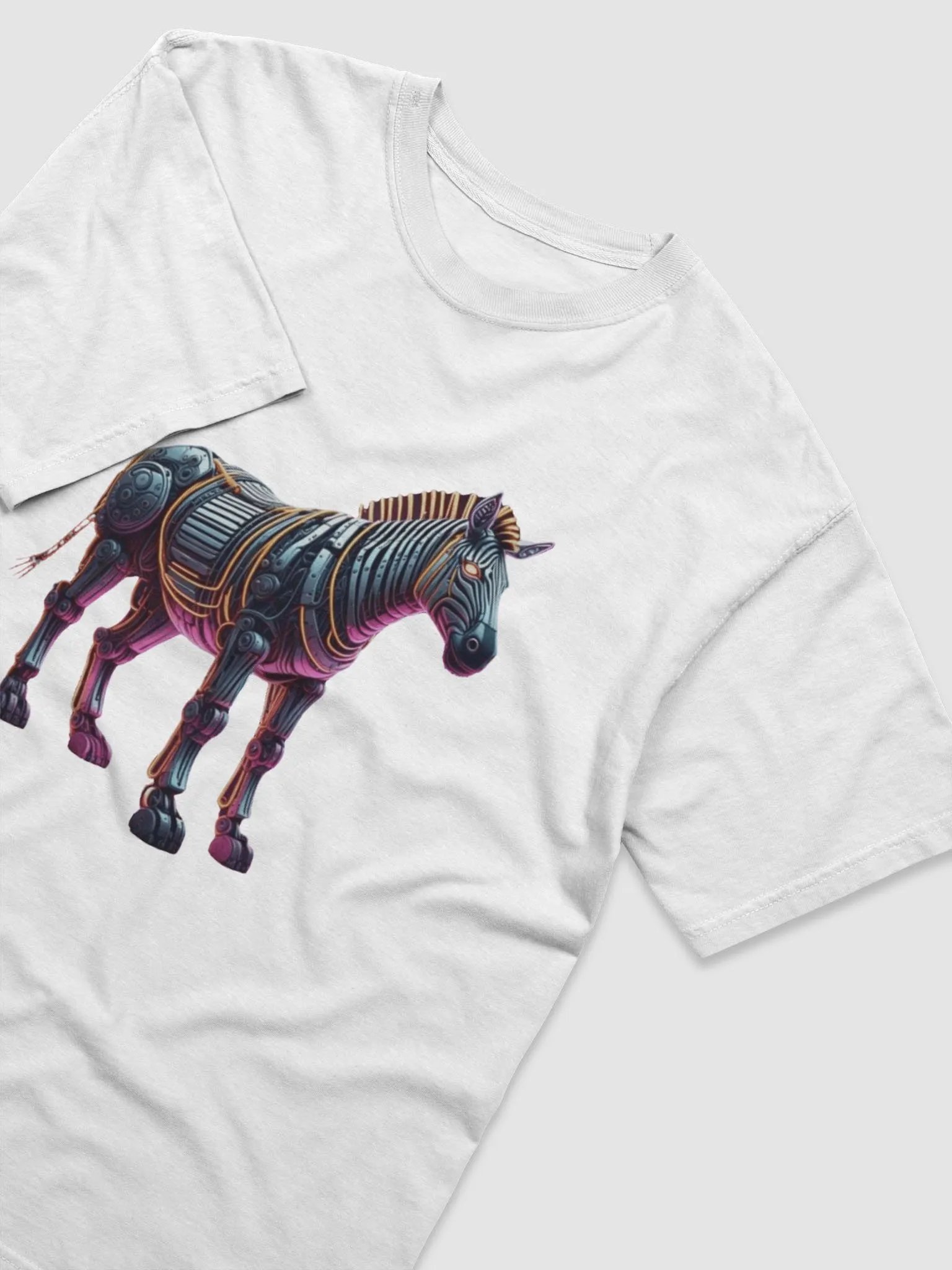 Zebra Robot T Shirt product image (37)