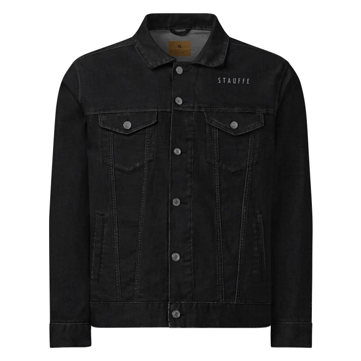 THE CLASSIC Black Wash Denim Jacket product image (1)