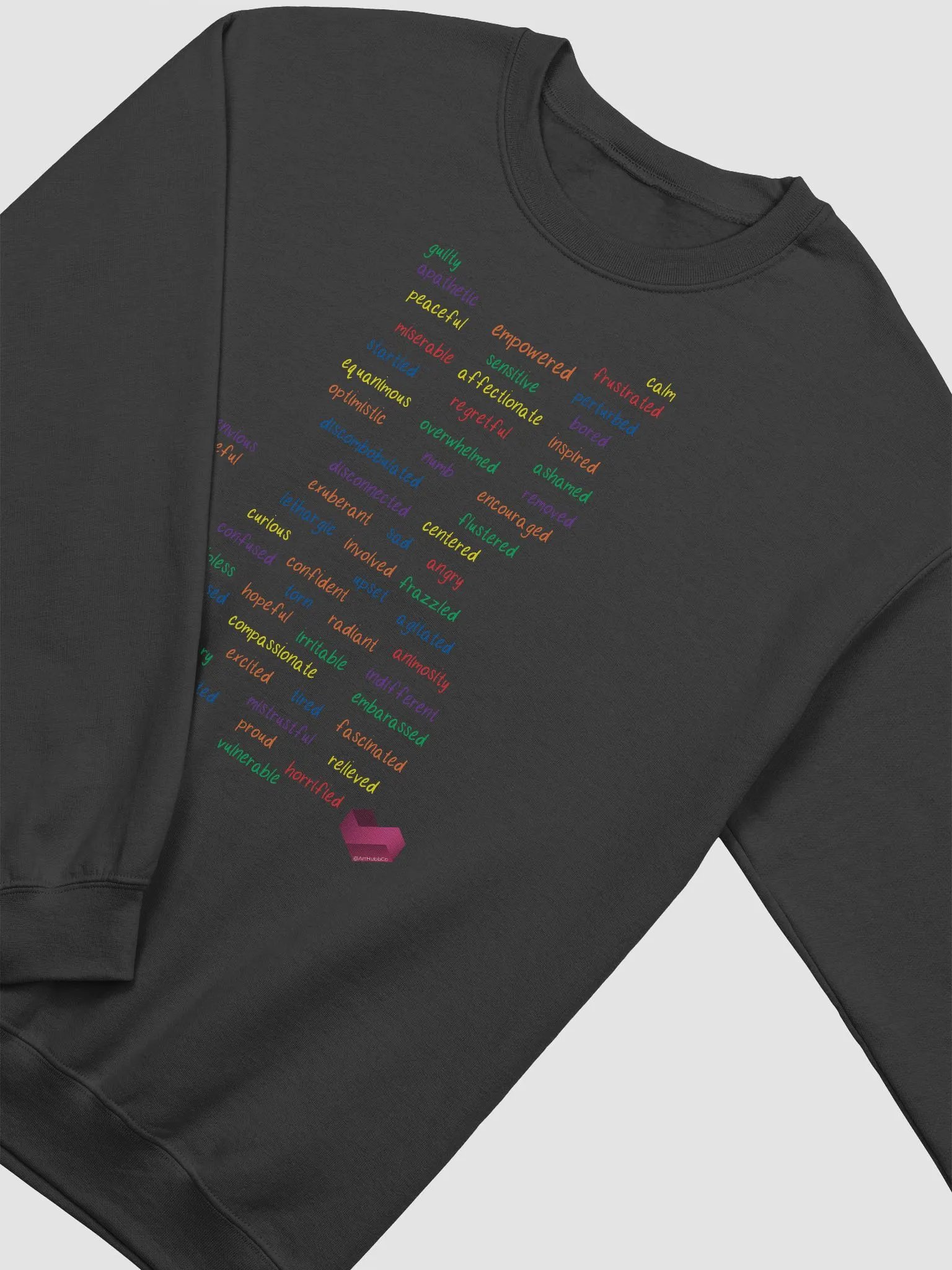 Feeling Words Cat Sweatshirt (G) product image (3)