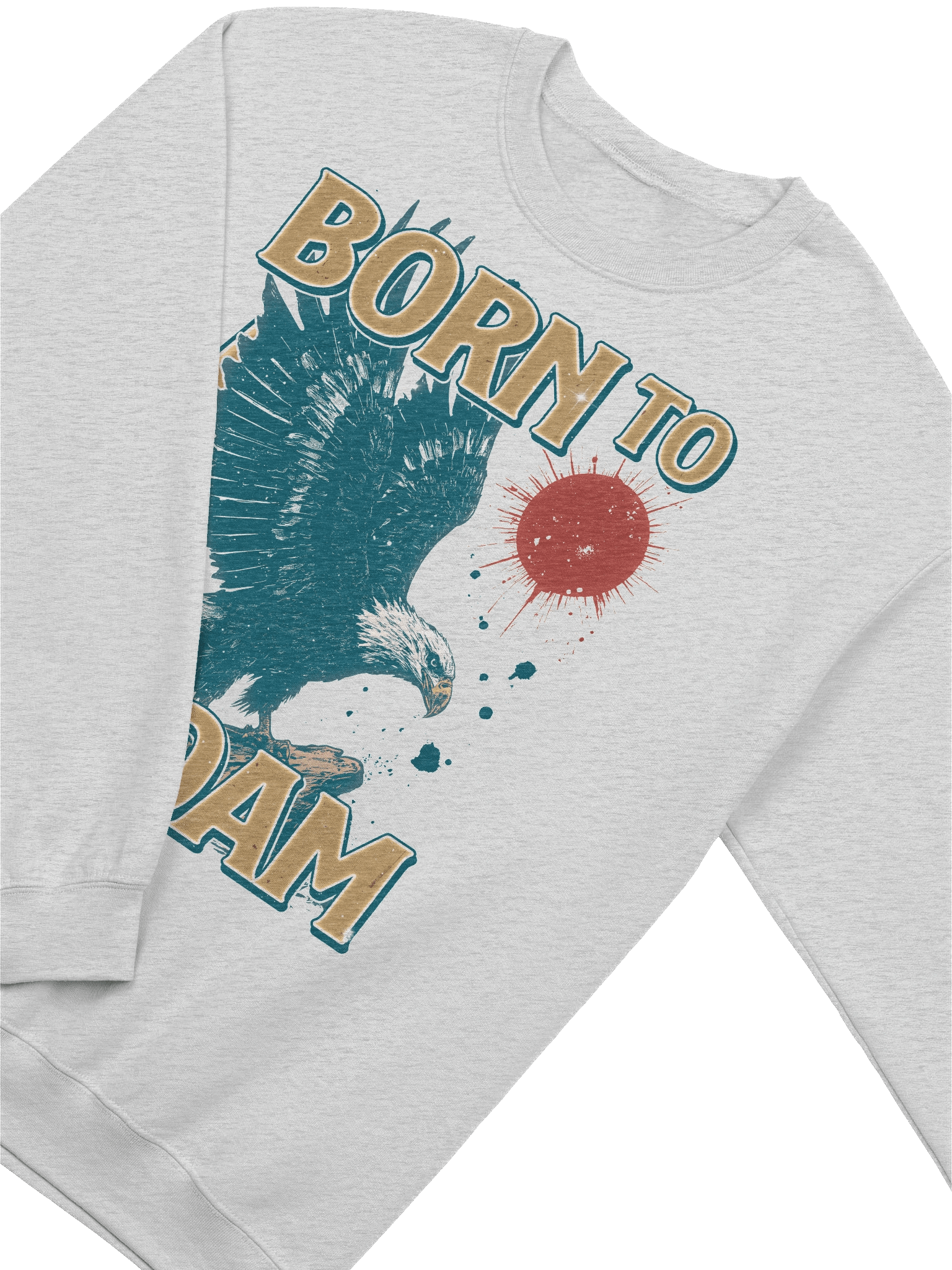 Born To Roam - Retro Eagle Sweatshirt product image (1)