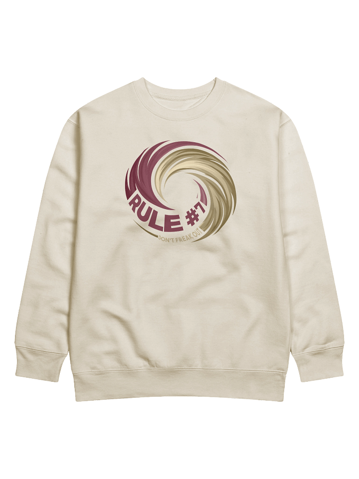 Rule #7 Cotton Sweatshirt Garnet and Gold product image (3)