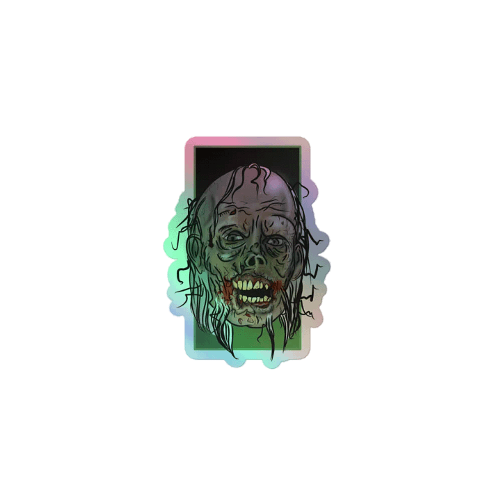Eerie Zombie Holographic Sticker Sheet product image (1)