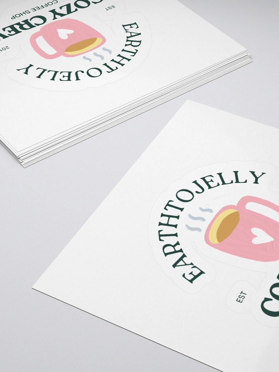 Cozy Crew Coffee Shop Sticker product image (4)
